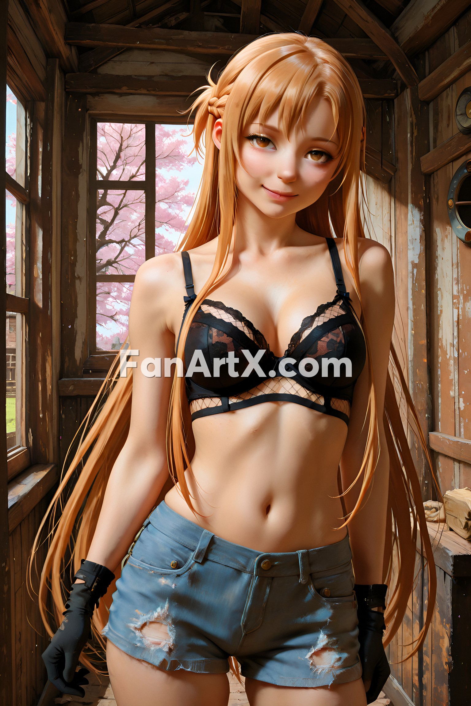 Sao Asuna Yuuki Fanart - Sword Art Online character 4020242